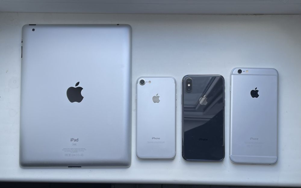 Iphone X, 7, 6 Plus, Ipad