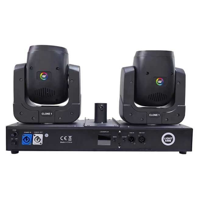 LIGHT4ME CLONE 1 efekt świetlny LED RGBW 2x głowica ruchoma wash