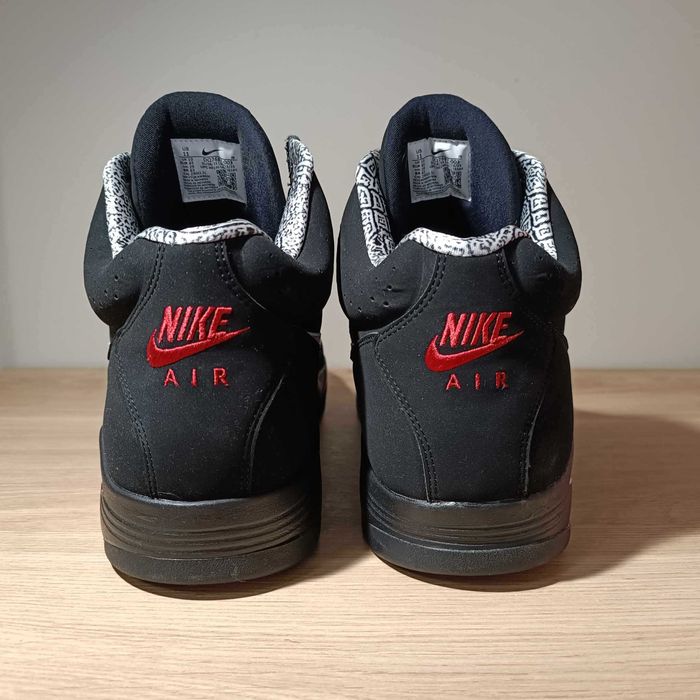 Nike Air Flight Lite Mid r. 45 (29 cm) Black/White-Varsity Red