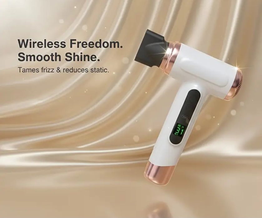 Акумуляторний фен для волосся