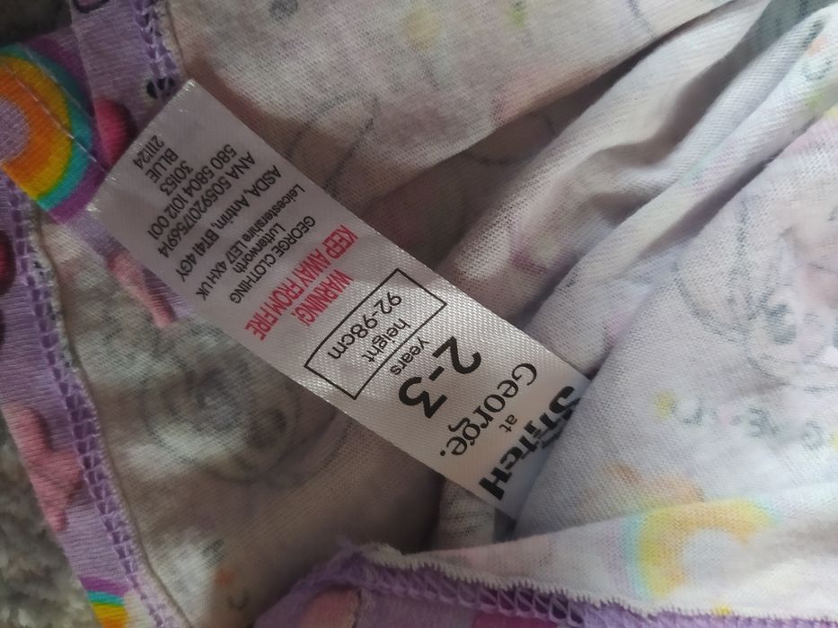 Sukienka Stich z krótkim rękawem bawełniana kolorowa