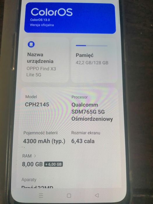 Oppo Find x3 jak nowy
