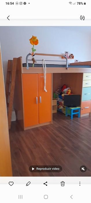 Cama com guarda roupa e gavetões