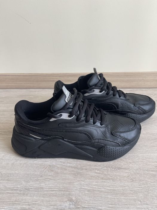 Кросівки PUMA шкірзамінник чорні