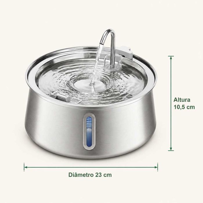 Fonte de Água Inox 4L