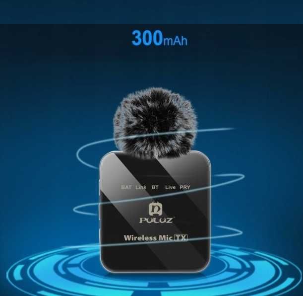 2x Bezprzewodowy Mikrofon Krawatowy do Telefonu USB TYPE-C ttst1527