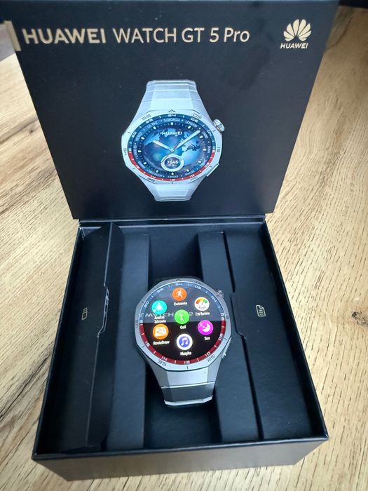 Smartwatch HUAWEI WATCH GT 5 PRO 46MM ELITE Srebrny