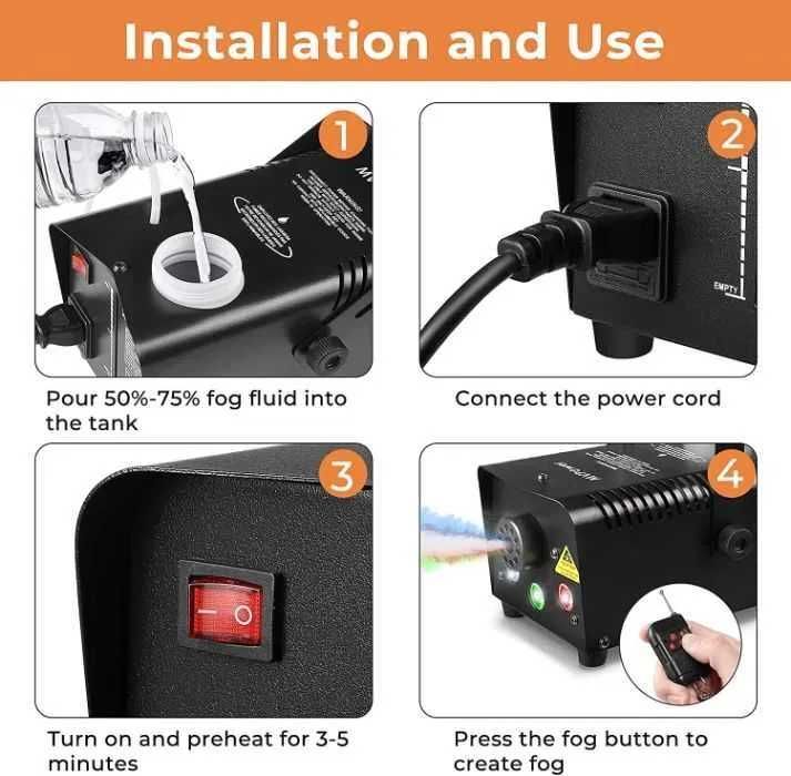 Máquina de Fumo 500w