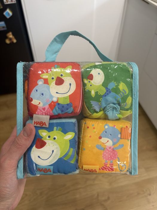 Zestaw kostek sensorycznych dla niemowlaka