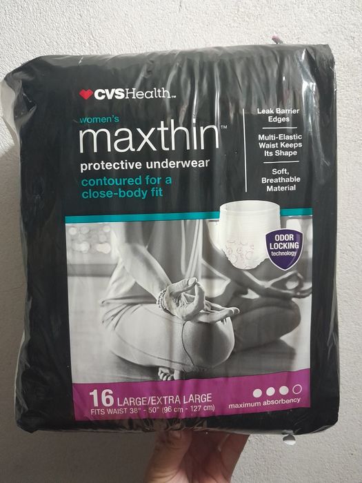 Жіночі урологічні труси-підгузки CVS Health Women's Maxthin Protective Underwear