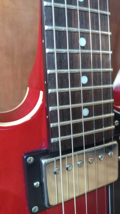 Gitara Epiphone Dot Cherry Red + futerał Ibanez + kabel STAN IDEALNY