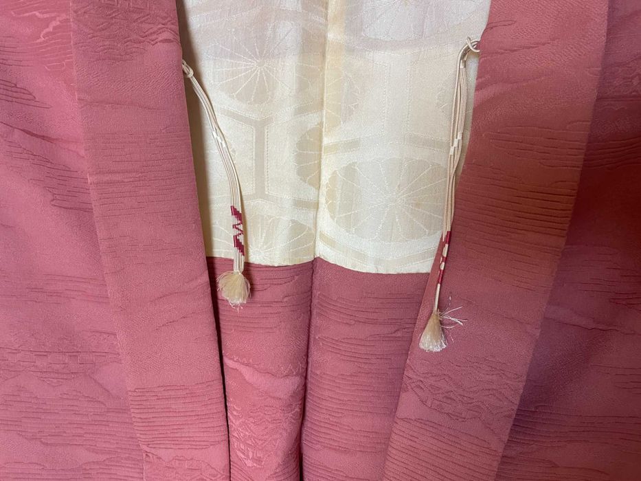 Narzutka Haori brudny róż do japońskiego kimona