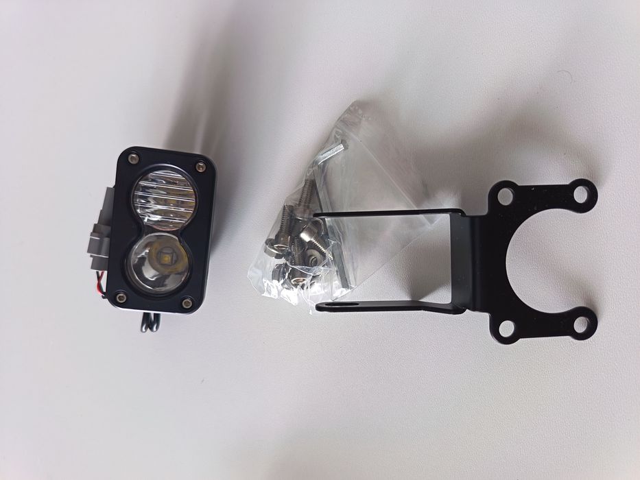 Lampa Halogen Dodatkowy LED Motocykl Quad Off-Road Uchwyt Śruby NOWY