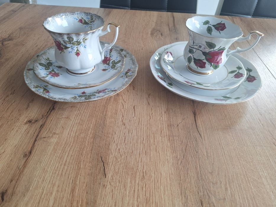 2 trio śniadaniowe chodzież porcelana fason iwona