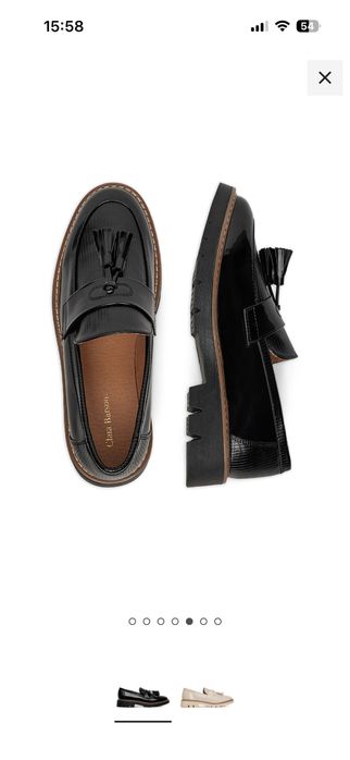 Lordsy, mokasyny, półbuty Clara Barson 36 rozmiar czarne