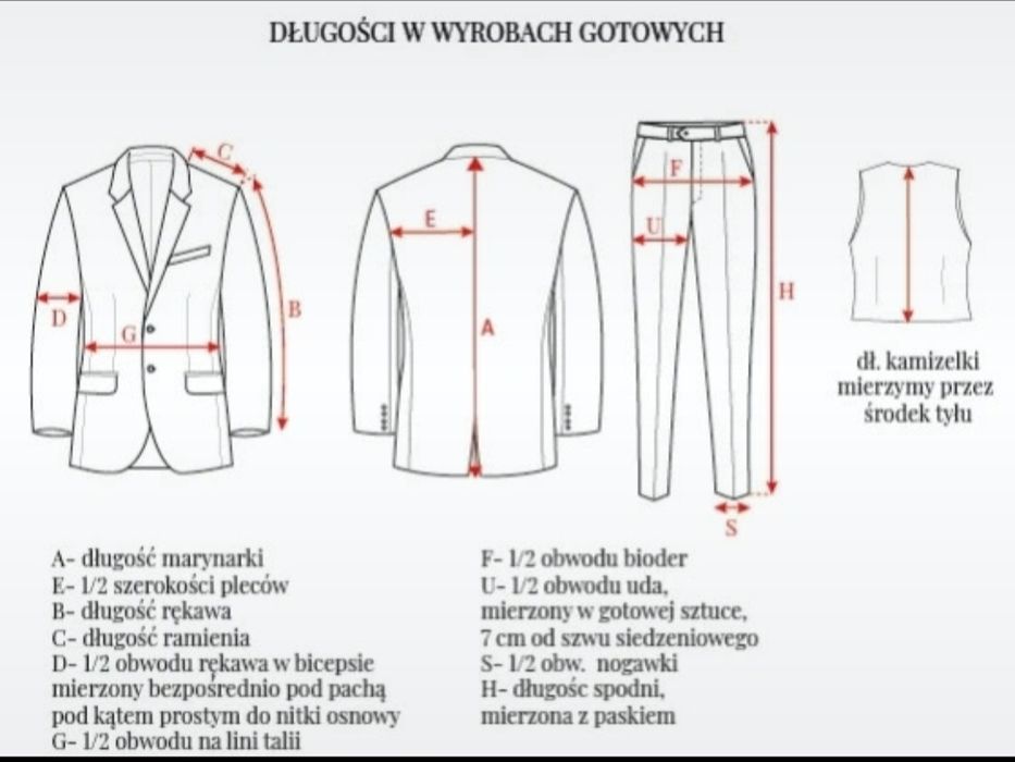 Garnitur Męski w Komplecie