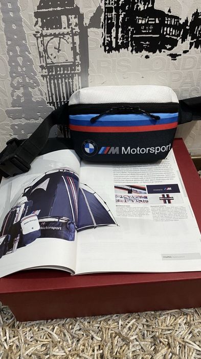 Сумка поясная бананка BMW