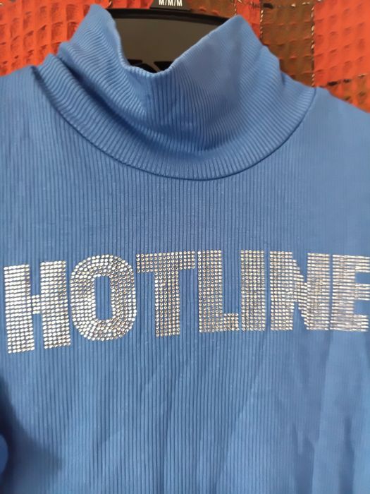 Bluzka golf na lato S niebieska nowa