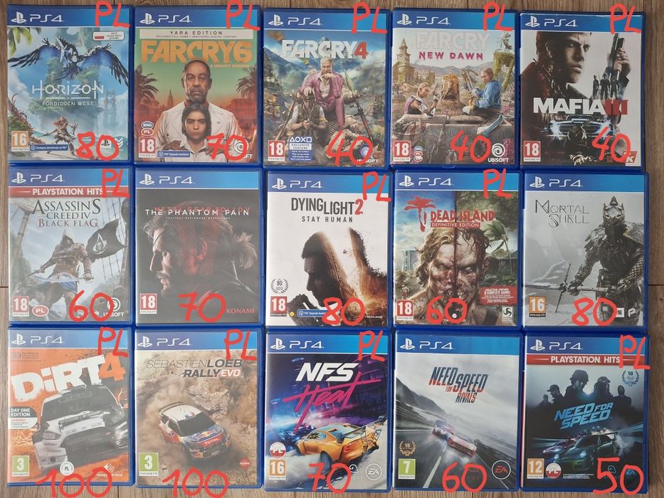 Gry na PS4 I PS5