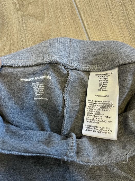 Дитячі легінси Carter’s та Amazon Essentials, розмір 3T (92–98 см)
