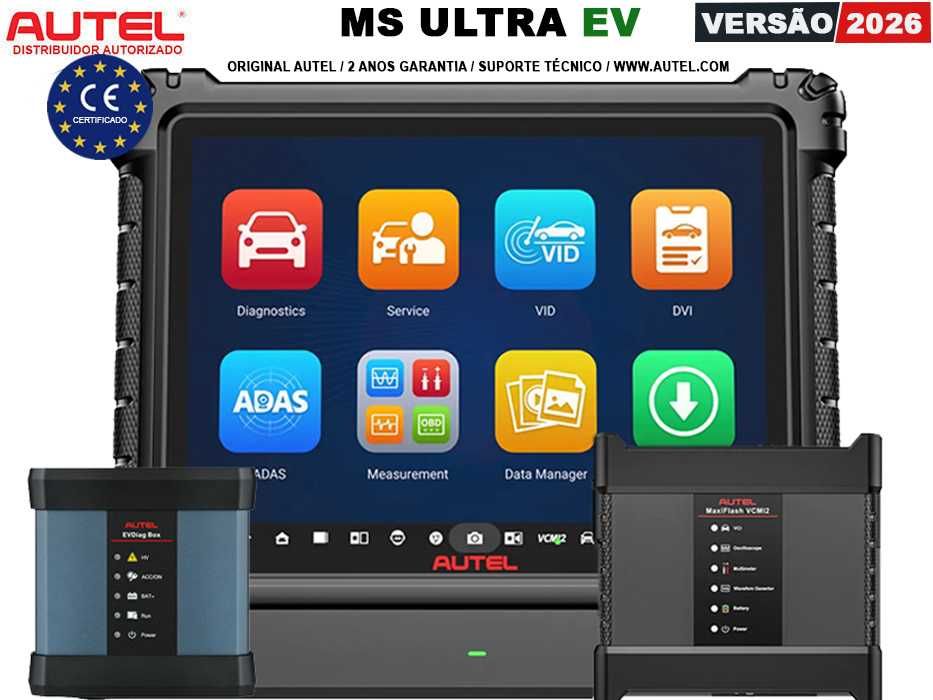 Autel MS Ultra EV Máquina Diagnostico OBD Professional Topo Gama (NOVO