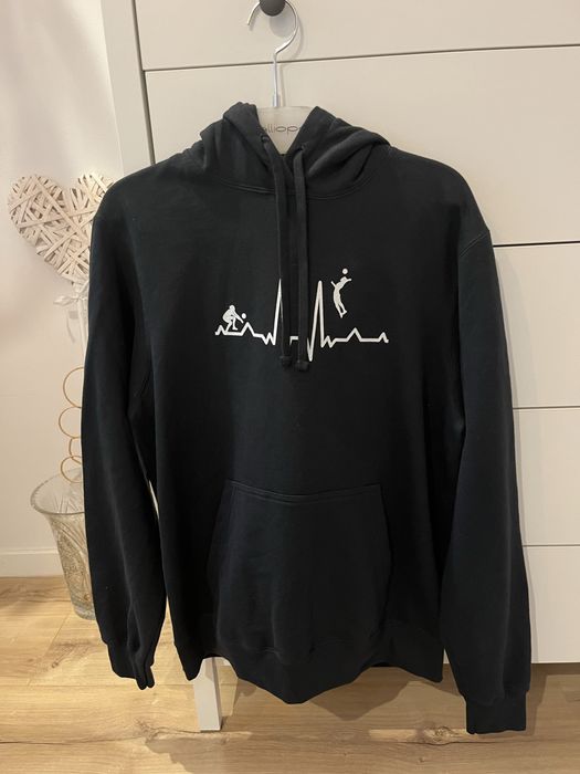 Nowa damska, czarna, sportowa bluza kangurka r. M lub męska S