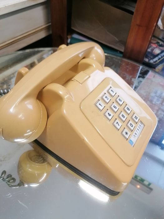 Telefone de teclas Bege