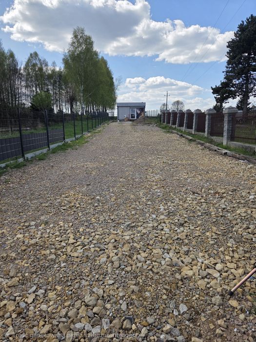 Działka plac 4,5 ar parking utwardzony kontener Biuro 15 m² + Magazyn Kraków -Swoszowice - Widok 2