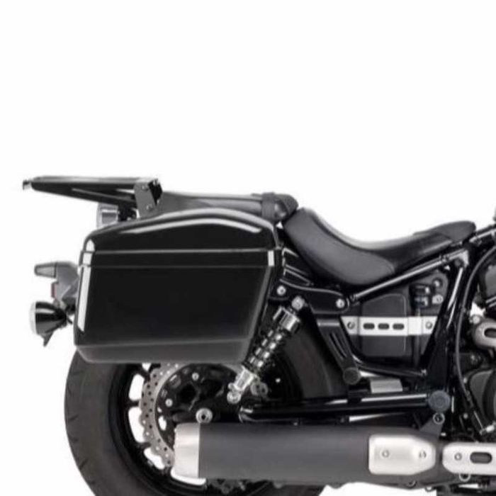 Malas laterais rígidas chopper clássicas mota Harley moto