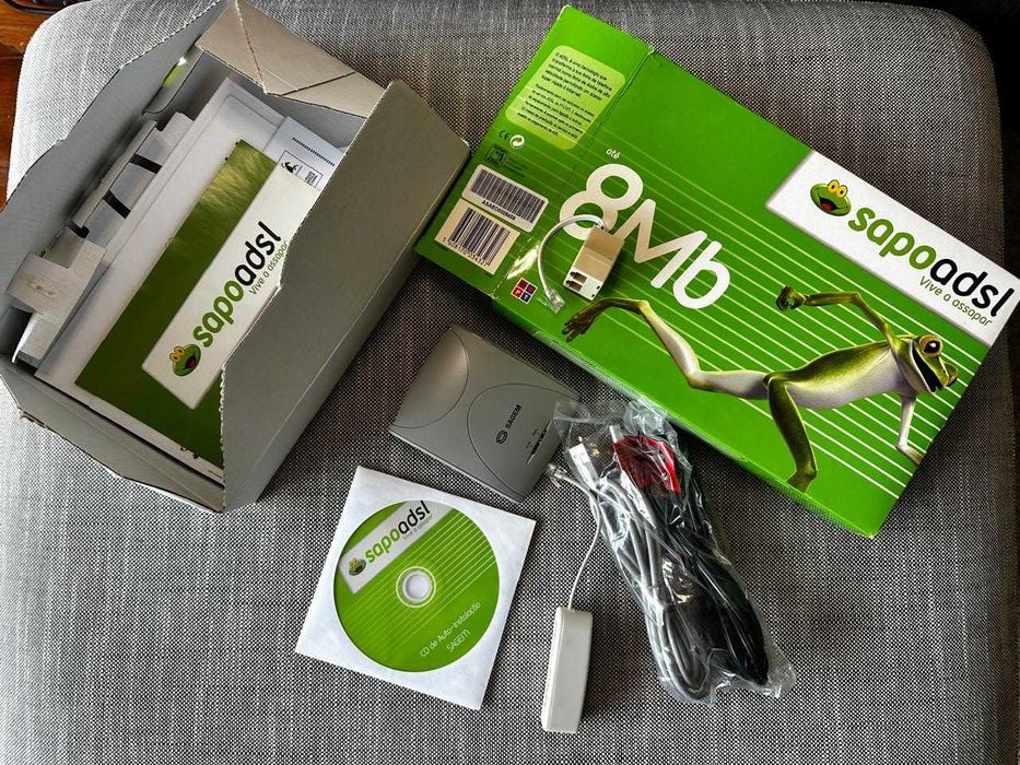 Modem SAGEM ADSL com cabo USB + Filtro