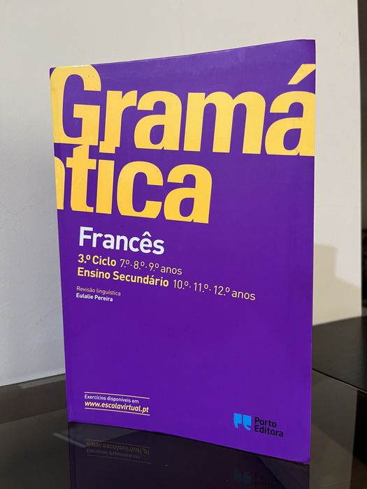 Livro gramática Francês 3.o ciclo