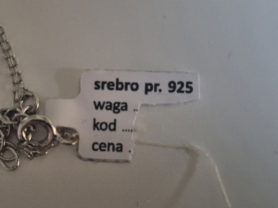 Srebrny łańcuszek NOWY