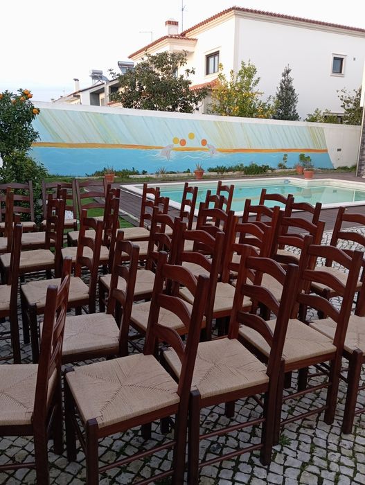 Cadeiras. Restaurante café