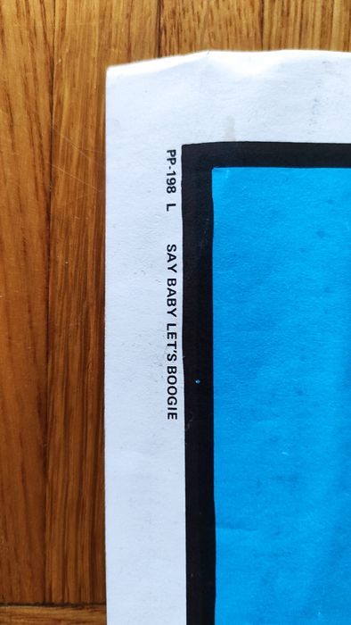 Say Baby Let's Boogie plakat, poster 1972  USA 89x58 cm Bar PUB lokal