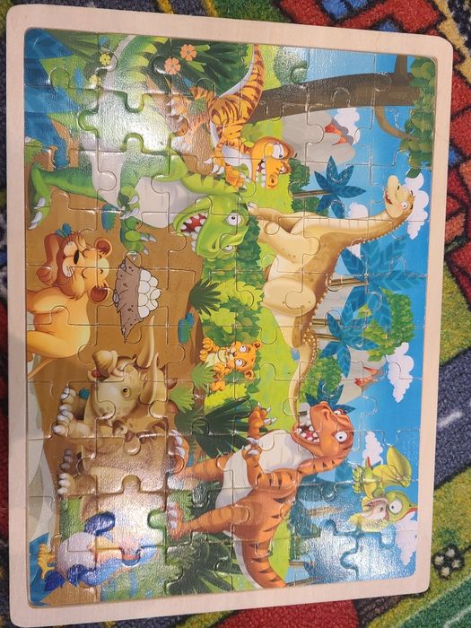 Puzle drewniane dla najmlodszych