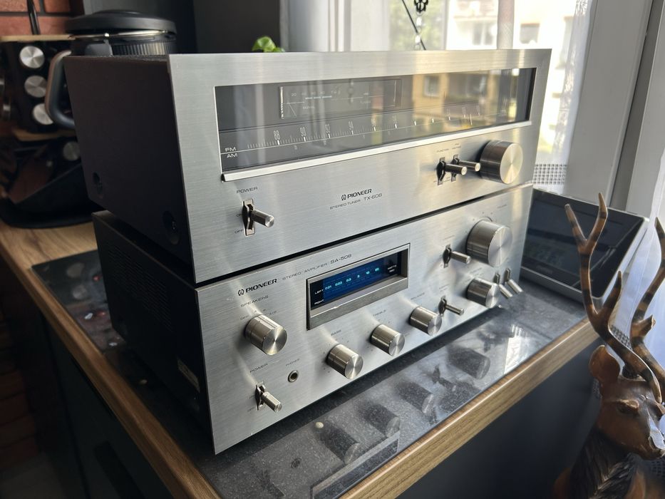 Piękny Zestaw Pioneer SA-508 Tuner Pioneer TX-608/Blue Edition/Wys24H