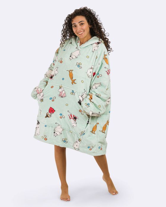 Плед з рукавами Cozee, тепле одіяло з шерпою та кишенею