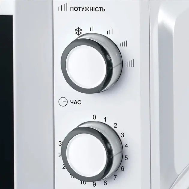 Мікрохвильова піч Grunhelm 20MX711-W микроволновка |700 Вт|20л біла