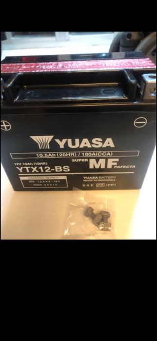 Bateria yuasa para mota