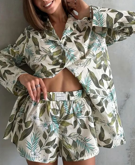 Літній Комплект сорочка з шортами