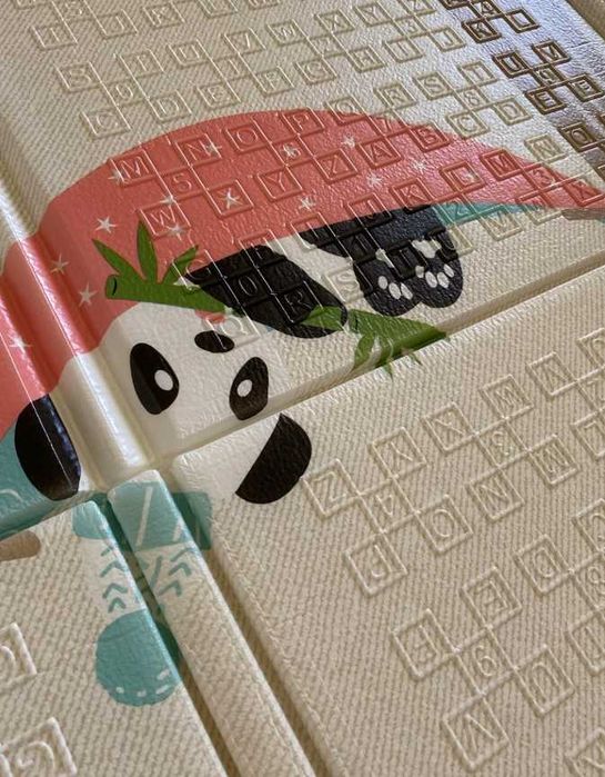 Bezpieczna Mata Edukacyjna Piankowa Dwustronna Składana Dla Niemowląt