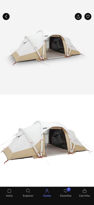 Tenda Campismo 4.2 black&fresh