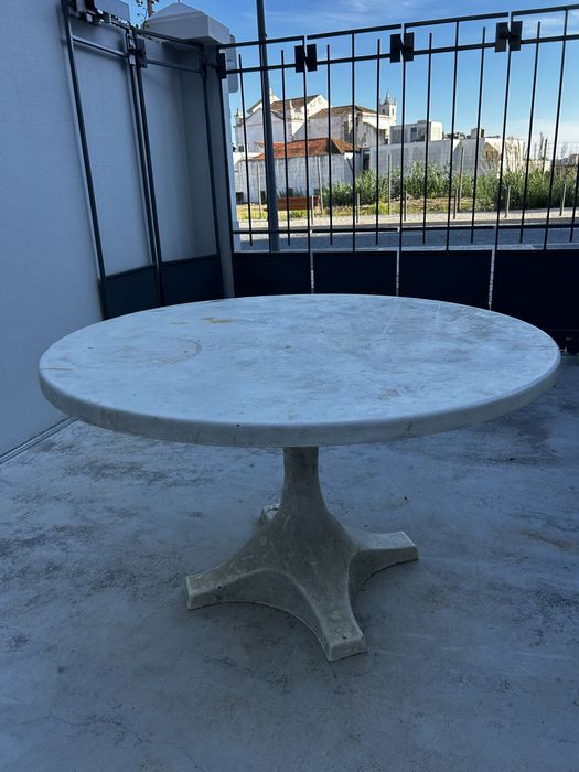 OFEREÇO Mesa de Resina de Jardim Ultra Resistente