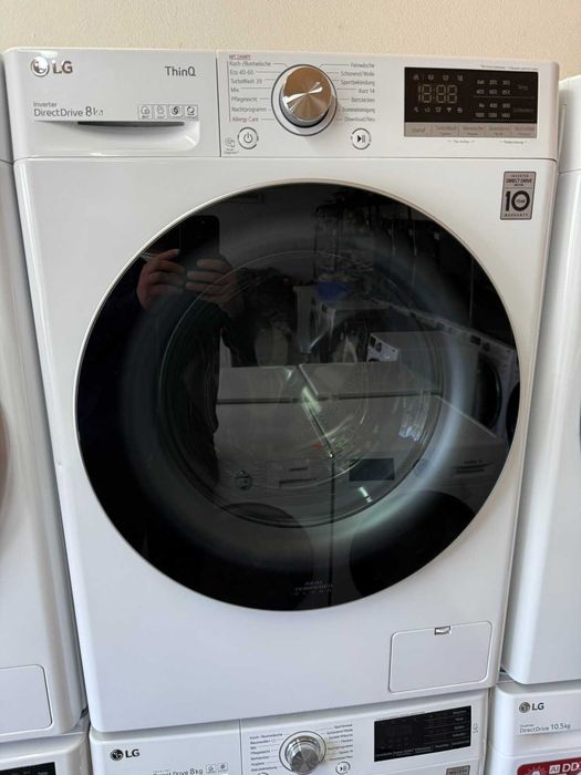 Пральна машина LG на 8 кг F4Y5RS0W БУ 1 Рік