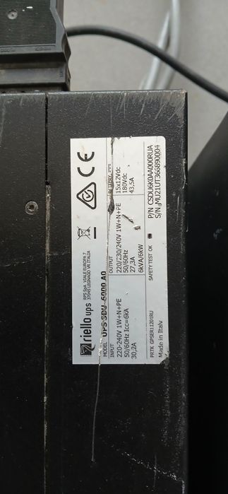 Zasilacz Ups  6kv magazyn rielloo 6000 2 baterie