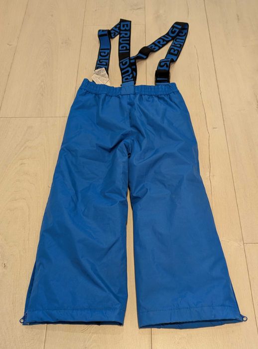 SPODNIE NARCIARSKIE BRUGI, niebieskie, roz. 104 - 110cm