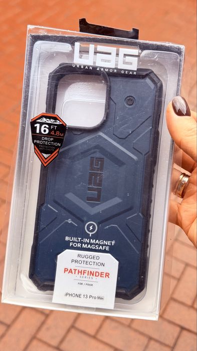 Оригиналінальний протиударний чохол UAG Pathfinder MagSafe для iPhone 13 Pro Max (Ідеал)
