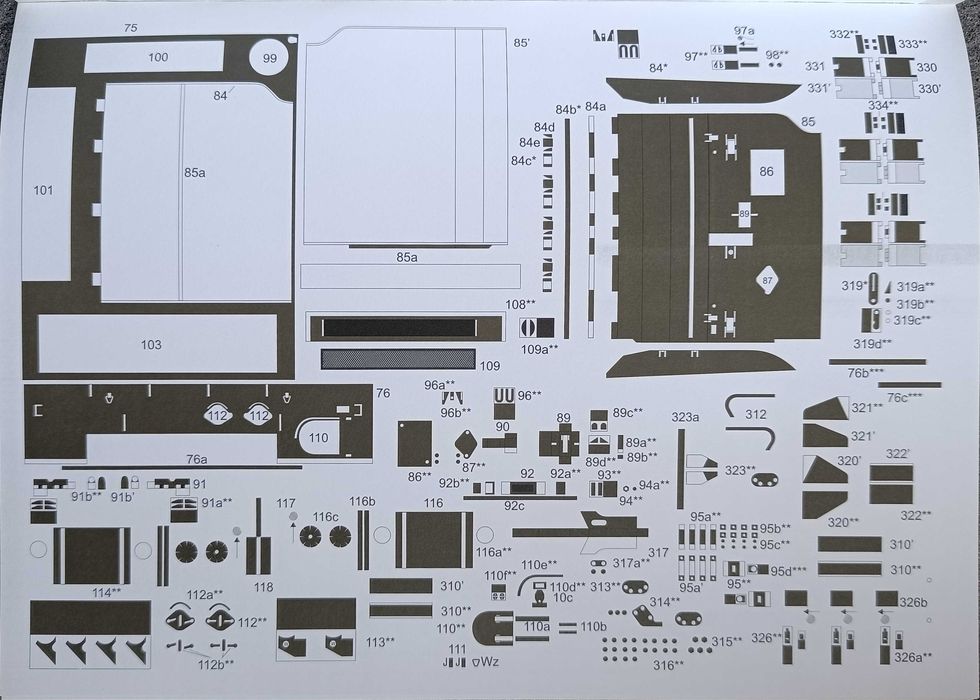 Model kartonowy Angraf 2/2010: p-lot zestaw rakietowy SA-6 KUB