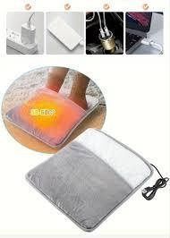 Портативная фланелевая грелка для ног с электрическим подогревом Foot