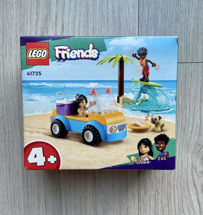 LEGO Friends 42635 Samochód do pielęgnacji psów 41725 łazikiem plażowy